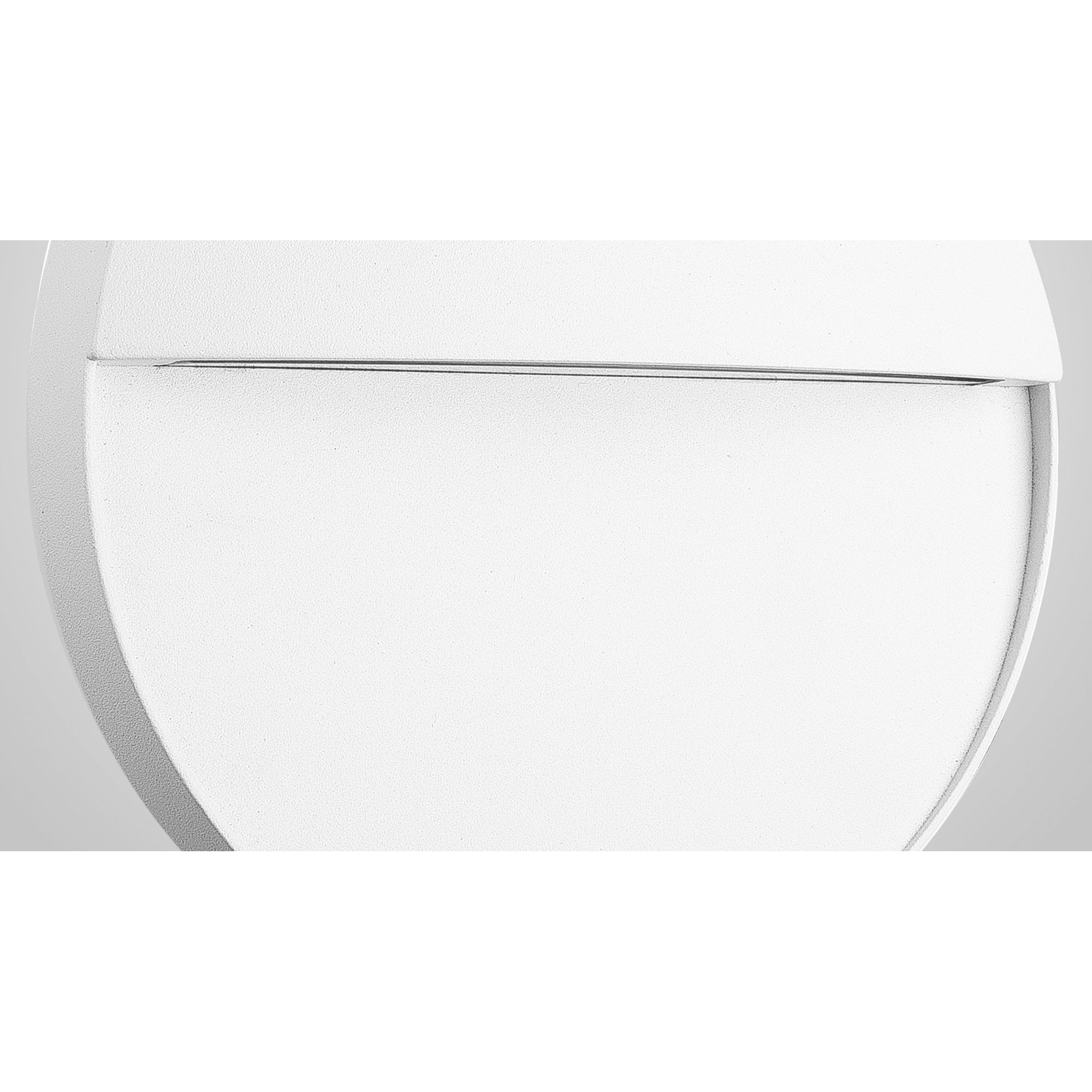 M7018 Baker Outdoor Wall Lamp Large Round 6W LED Sand White