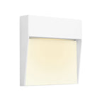 M7012 Baker Outdoor Wall Lamp Small Square 3W LED Sand White
