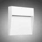 M7012 Baker Outdoor Wall Lamp Small Square 3W LED Sand White