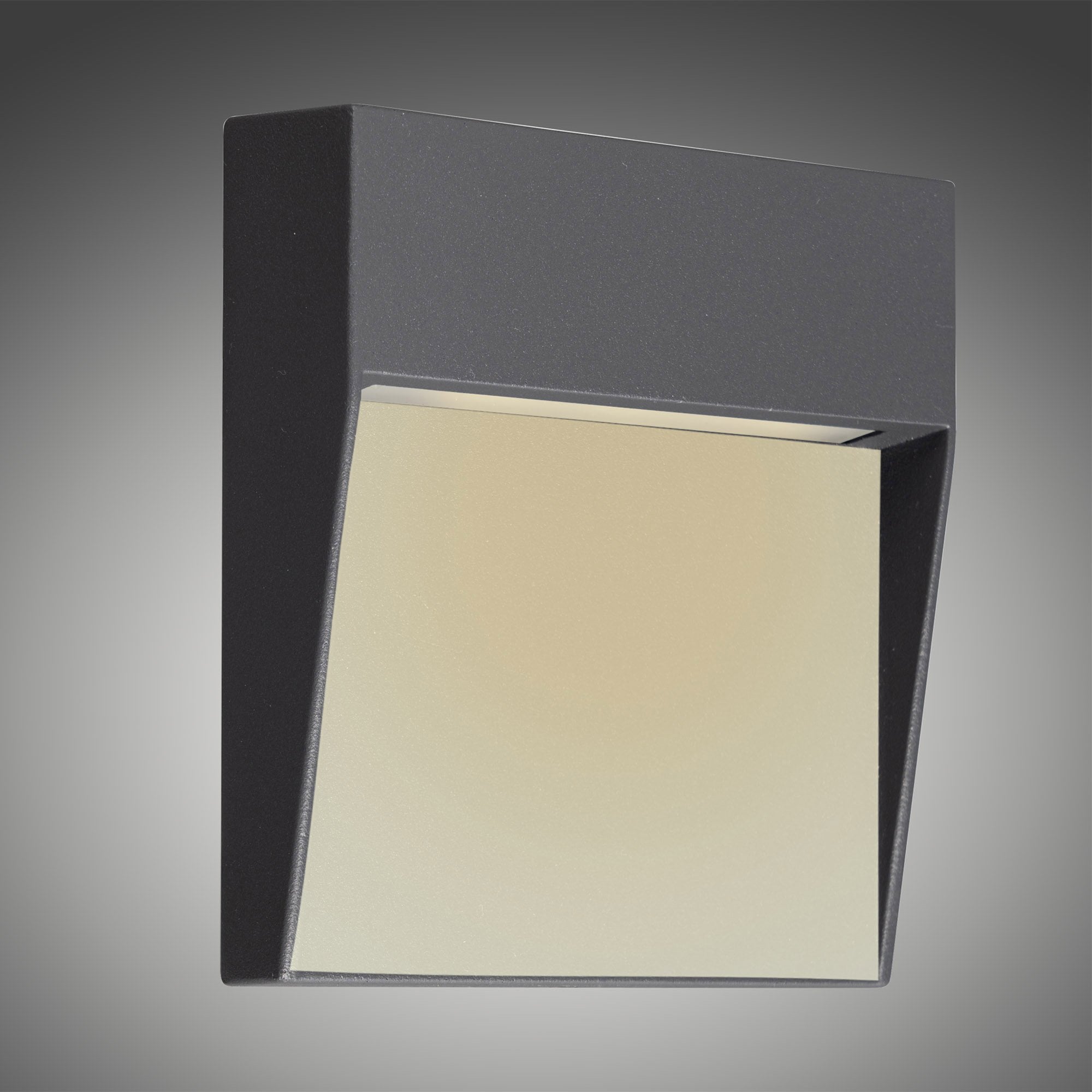 M7011 Baker Outdoor Wall Lamp Small Square 3W LED Anthracite
