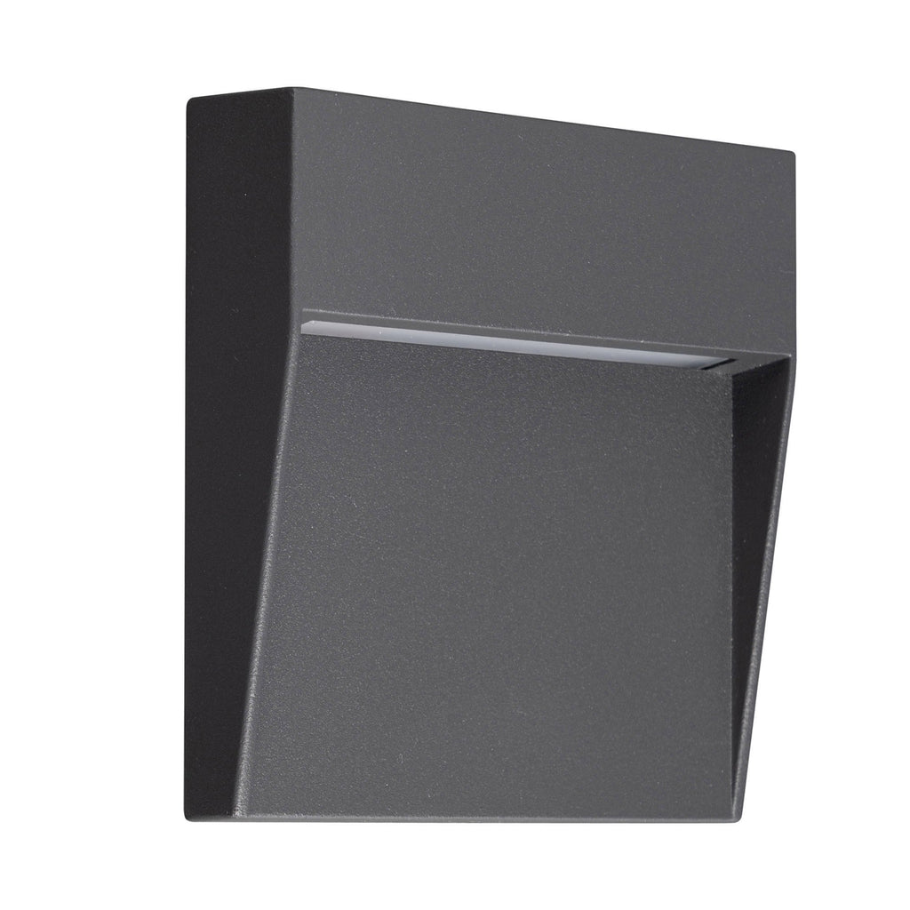 M7011 Baker Outdoor Wall Lamp Small Square 3W LED Anthracite