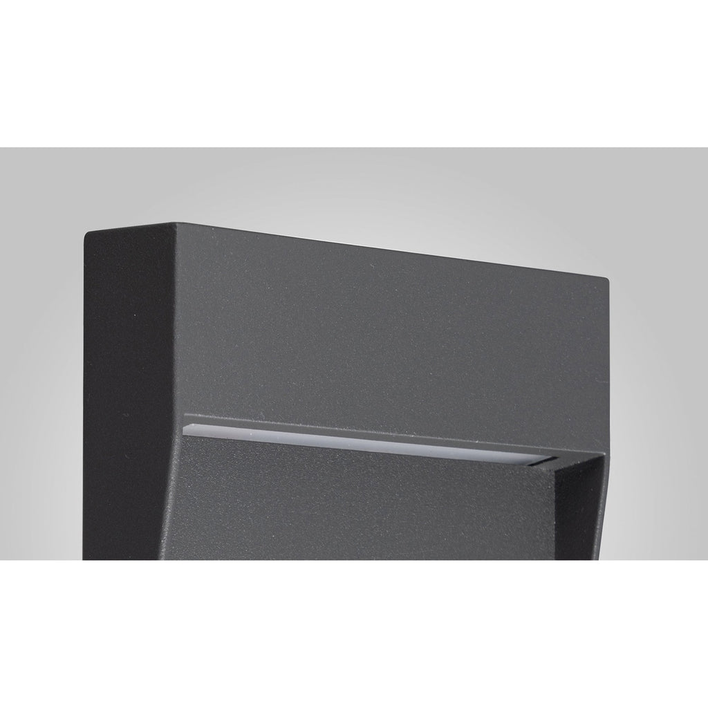 M7011 Baker Outdoor Wall Lamp Small Square 3W LED Anthracite