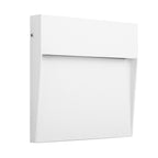 M7016 Baker Outdoor Wall Lamp Large Square 6W LED Sand White