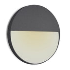 M7017 Baker Outdoor Wall Lamp Large Round 6W LED Anthracite