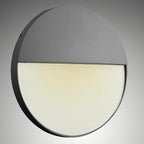 M7017 Baker Outdoor Wall Lamp Large Round 6W LED Anthracite