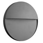 M7017 Baker Outdoor Wall Lamp Large Round 6W LED Anthracite
