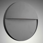 M7017 Baker Outdoor Wall Lamp Large Round 6W LED Anthracite
