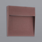 M7642 Baker Outdoor Wall Lamp Large Square 6W LED Rust Brown