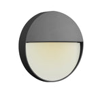 M7013 Baker Outdoor Wall Lamp Small Round 3W LED Anthracite