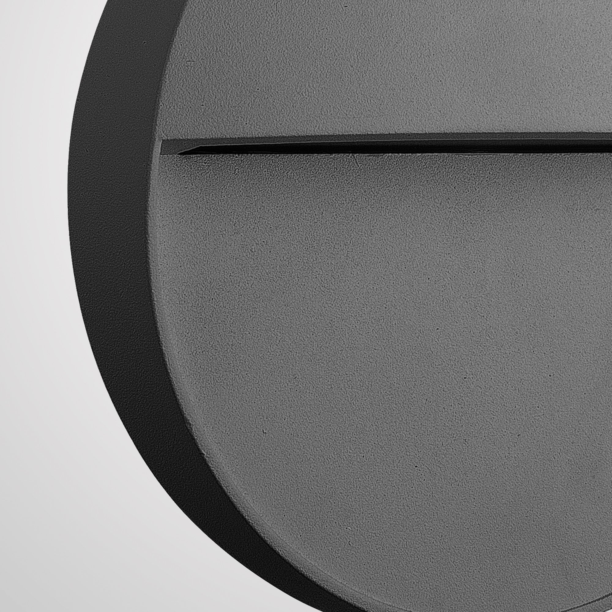 M7013 Baker Outdoor Wall Lamp Small Round 3W LED Anthracite