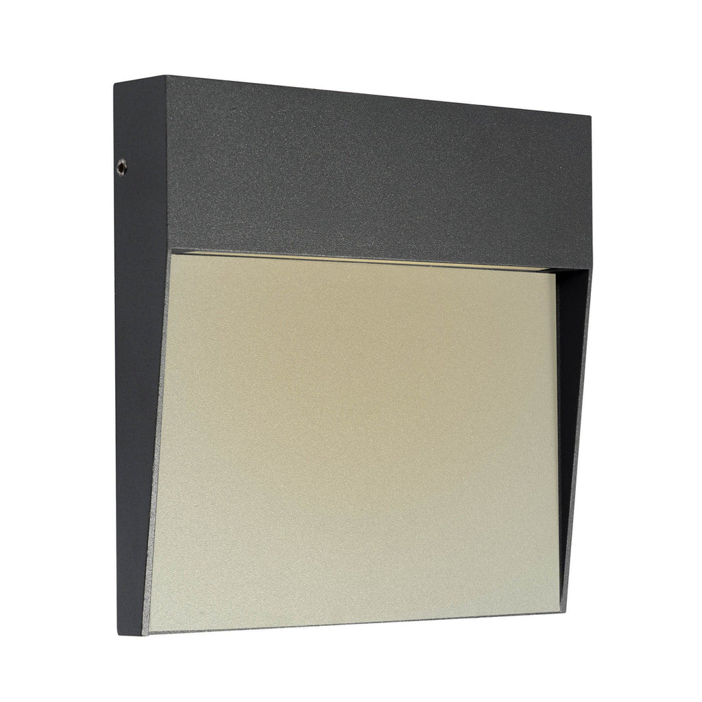 M7015 Baker Outdoor Wall Lamp Large Square 6W LED Anthracite