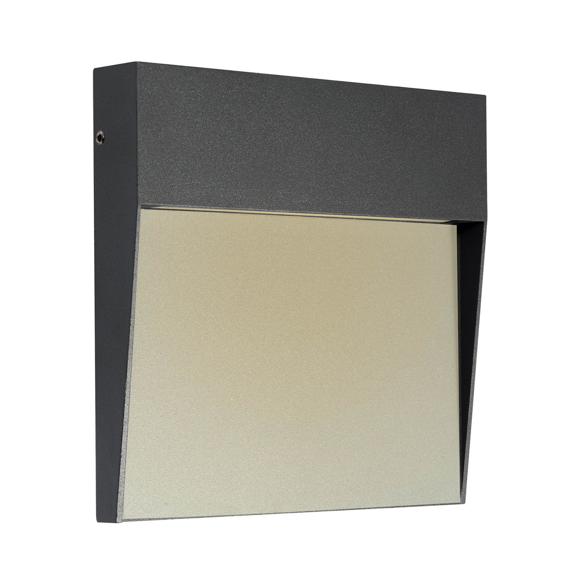 M7015 Baker Outdoor Wall Lamp Large Square 6W LED Anthracite