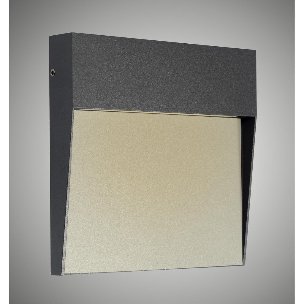 M7015 Baker Outdoor Wall Lamp Large Square 6W LED Anthracite