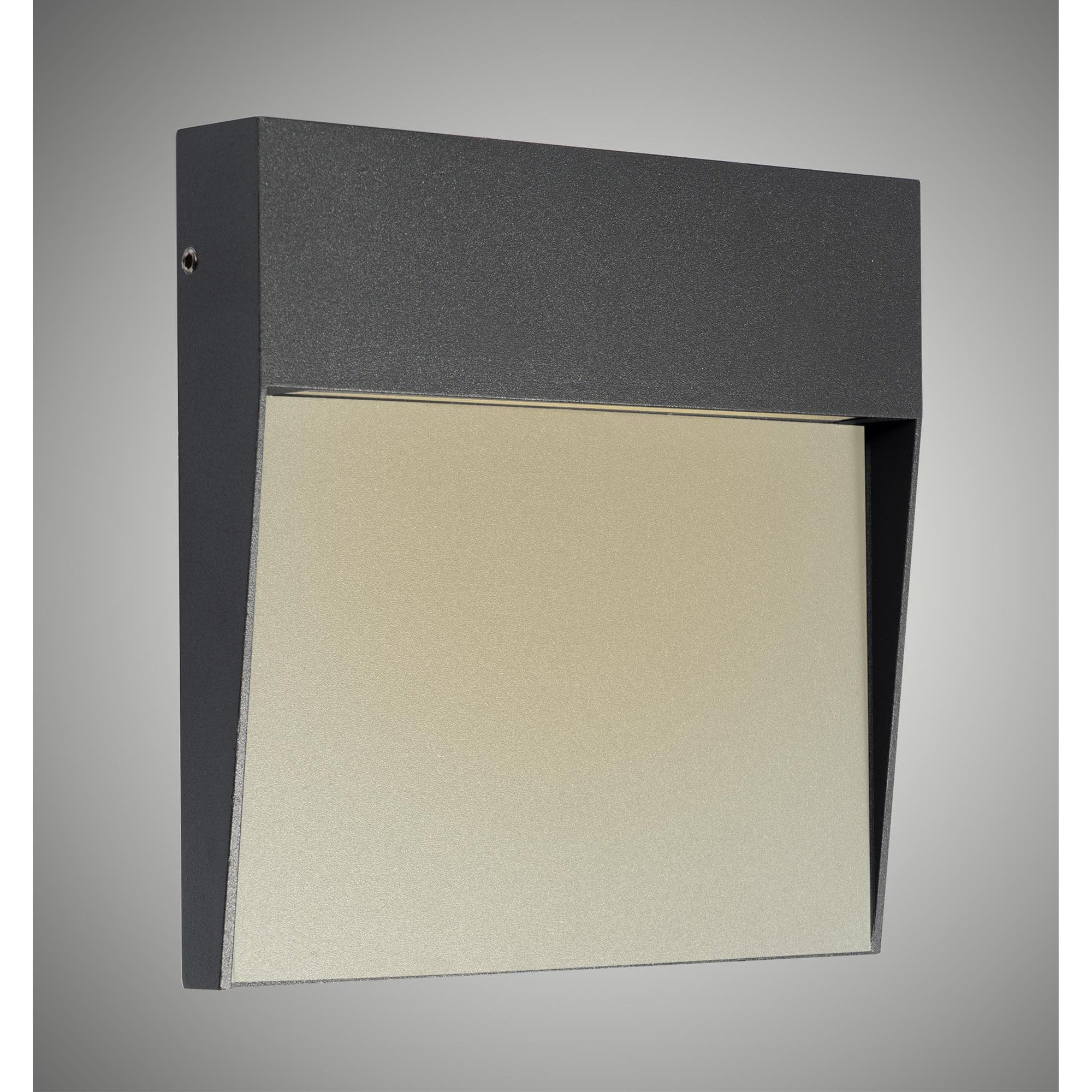 M7015 Baker Outdoor Wall Lamp Large Square 6W LED Anthracite