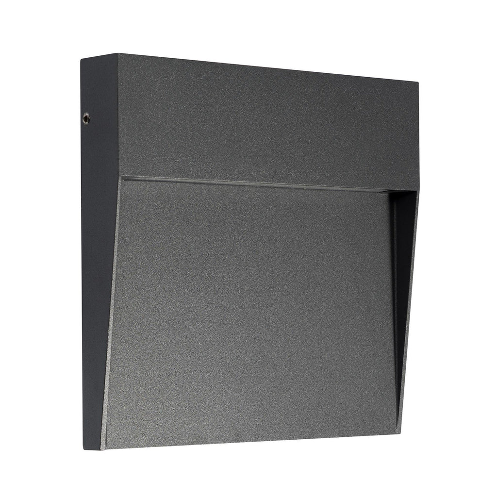 M7015 Baker Outdoor Wall Lamp Large Square 6W LED Anthracite