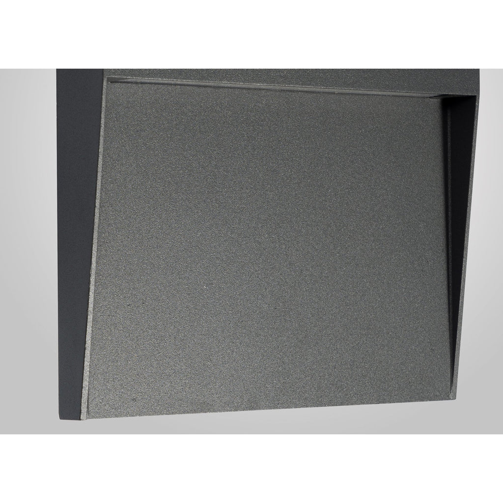 M7015 Baker Outdoor Wall Lamp Large Square 6W LED Anthracite