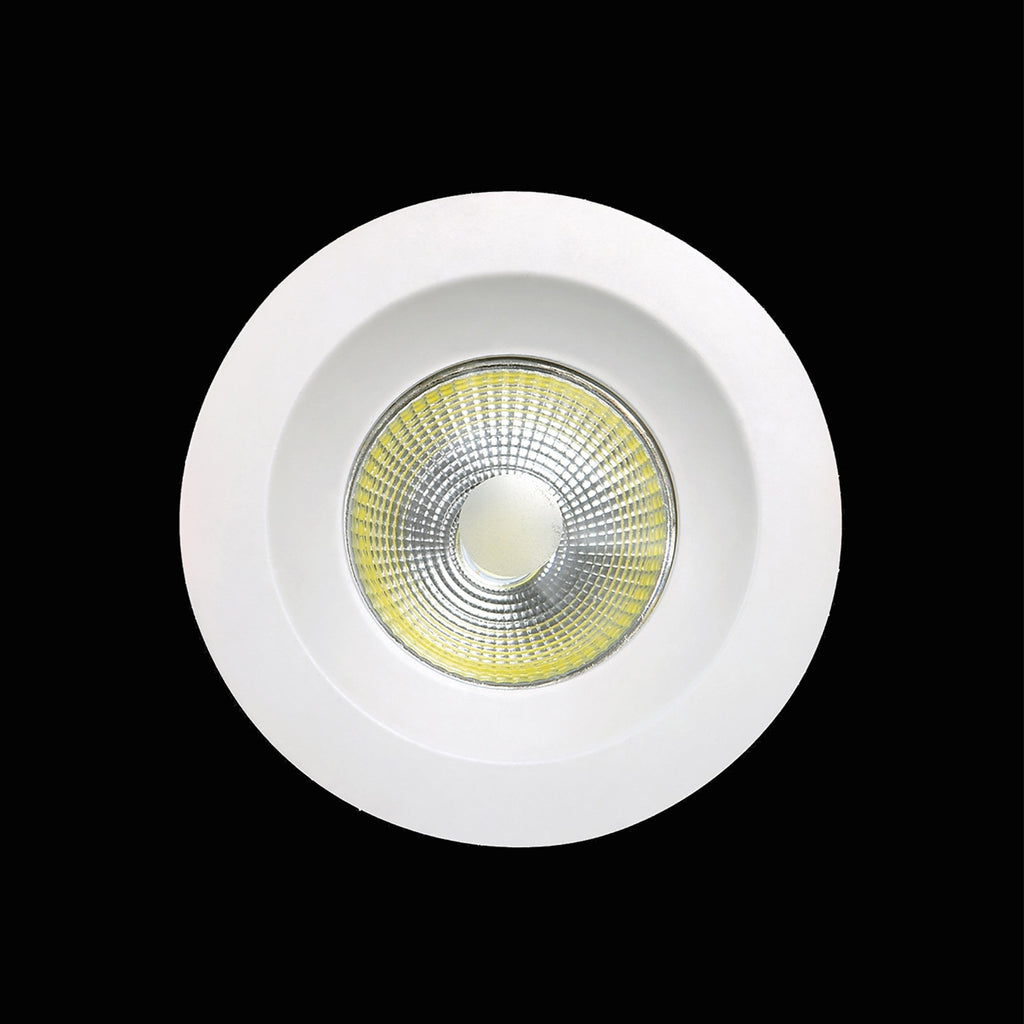 MC0046 Basico COB Downlight 9.5cm Round 5W COB LED Matt White