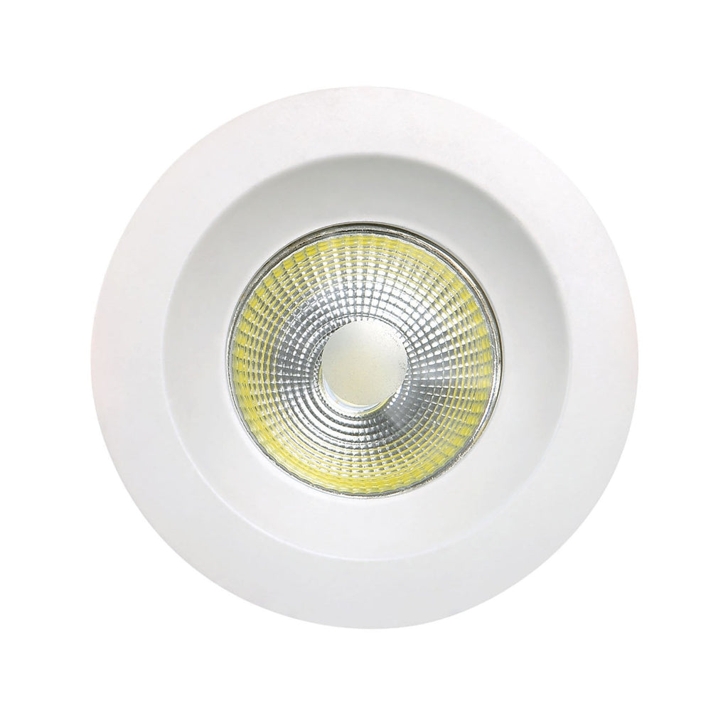 MC0046 Basico COB Downlight 9.5cm Round 5W COB LED Matt White
