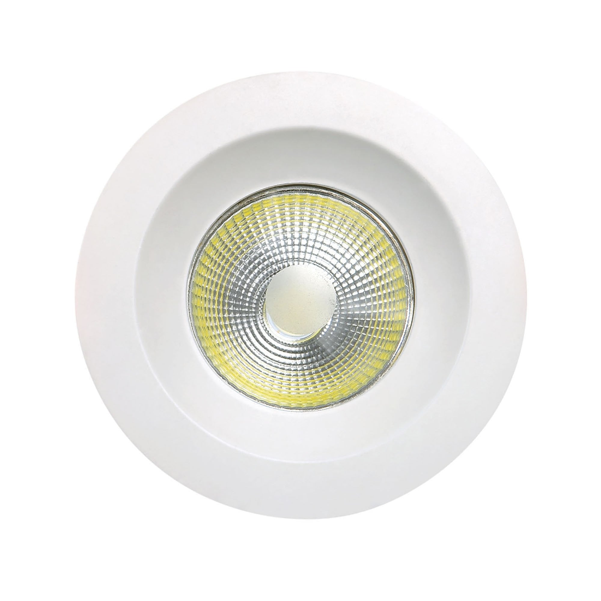 MC0046 Basico COB Downlight 9.5cm Round 5W COB LED Matt White