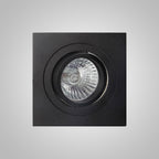 MC0008 Basico GU10 Swivel Downlight 9.2cm Square 1 Light Sand Black