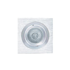 MC0006 Basico GU10 Swivel Downlight 9.2cm Square 1 x GU10 Max 50W Aluminium