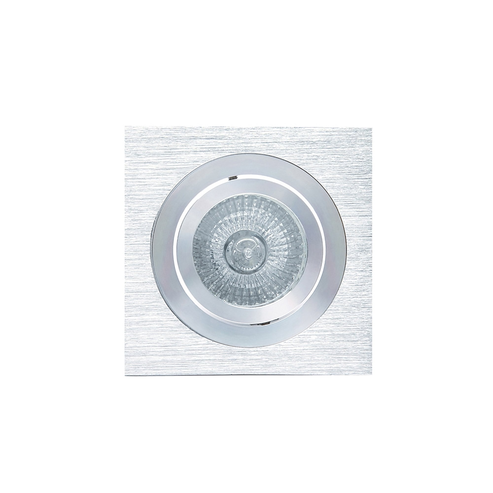 MC0006 Basico GU10 Swivel Downlight 9.2cm Square 1 x GU10 Max 50W Aluminium