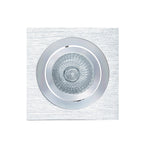 MC0006 Basico GU10 Swivel Downlight 9.2cm Square 1 x GU10 Max 50W Aluminium