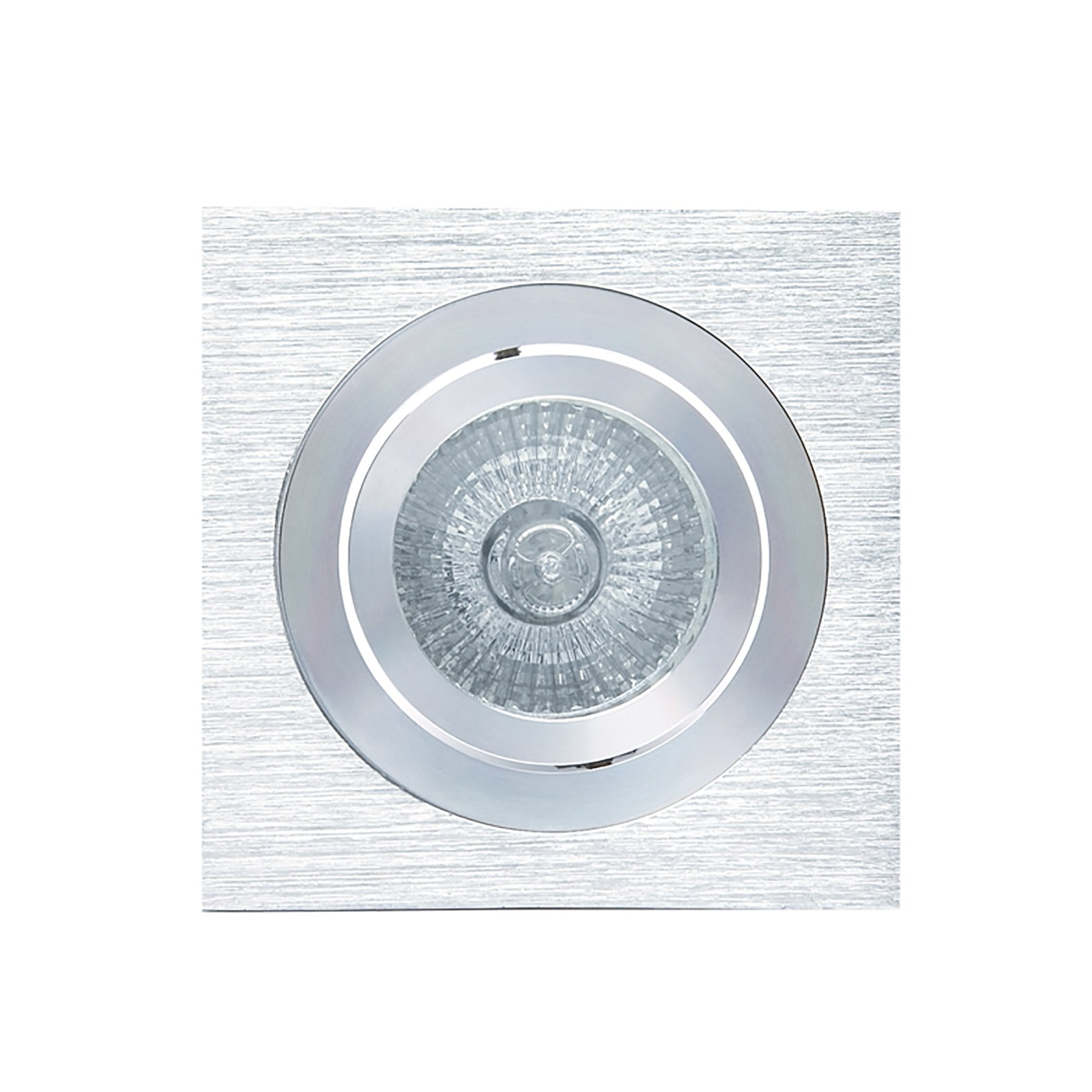 MC0006 Basico GU10 Swivel Downlight 9.2cm Square 1 x GU10 Max 50W Aluminium