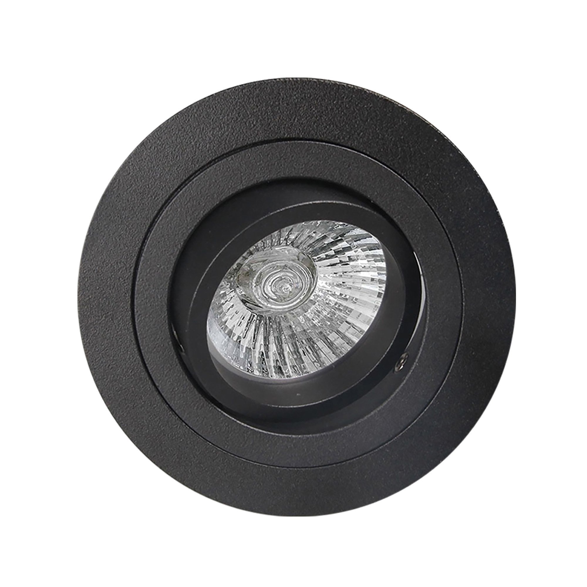 MC0007 Basico GU10 Swivel Downlight 9.2cm Round 1 Light Sand Black