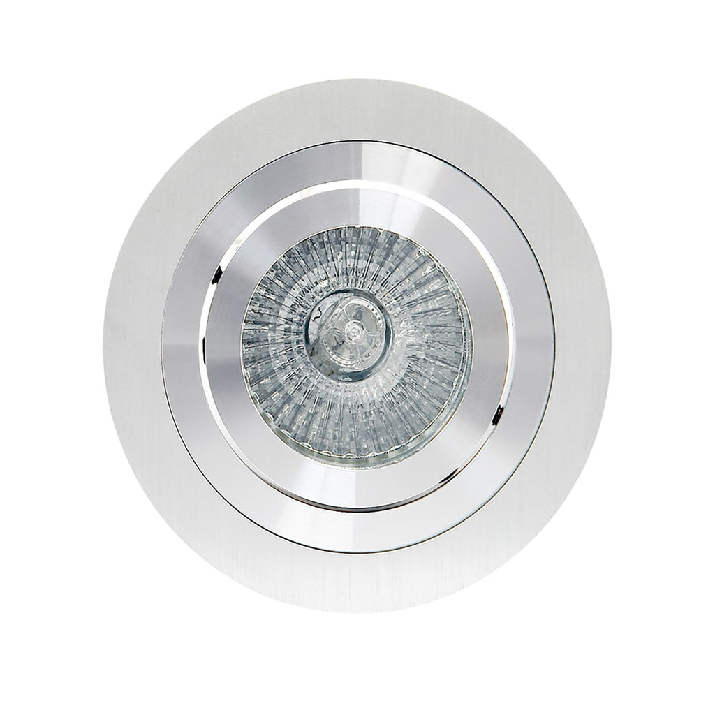 MC0005 Basico GU10 Swivel Downlight 9.2cm Round 1 x GU10 Max 50W Aluminium