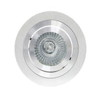 MC0005 Basico GU10 Swivel Downlight 9.2cm Round 1 x GU10 Max 50W Aluminium