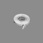 MC7742 Basico GU10 Downlight 9.5cm Round 1 x GU10 Max 12W Aluminium