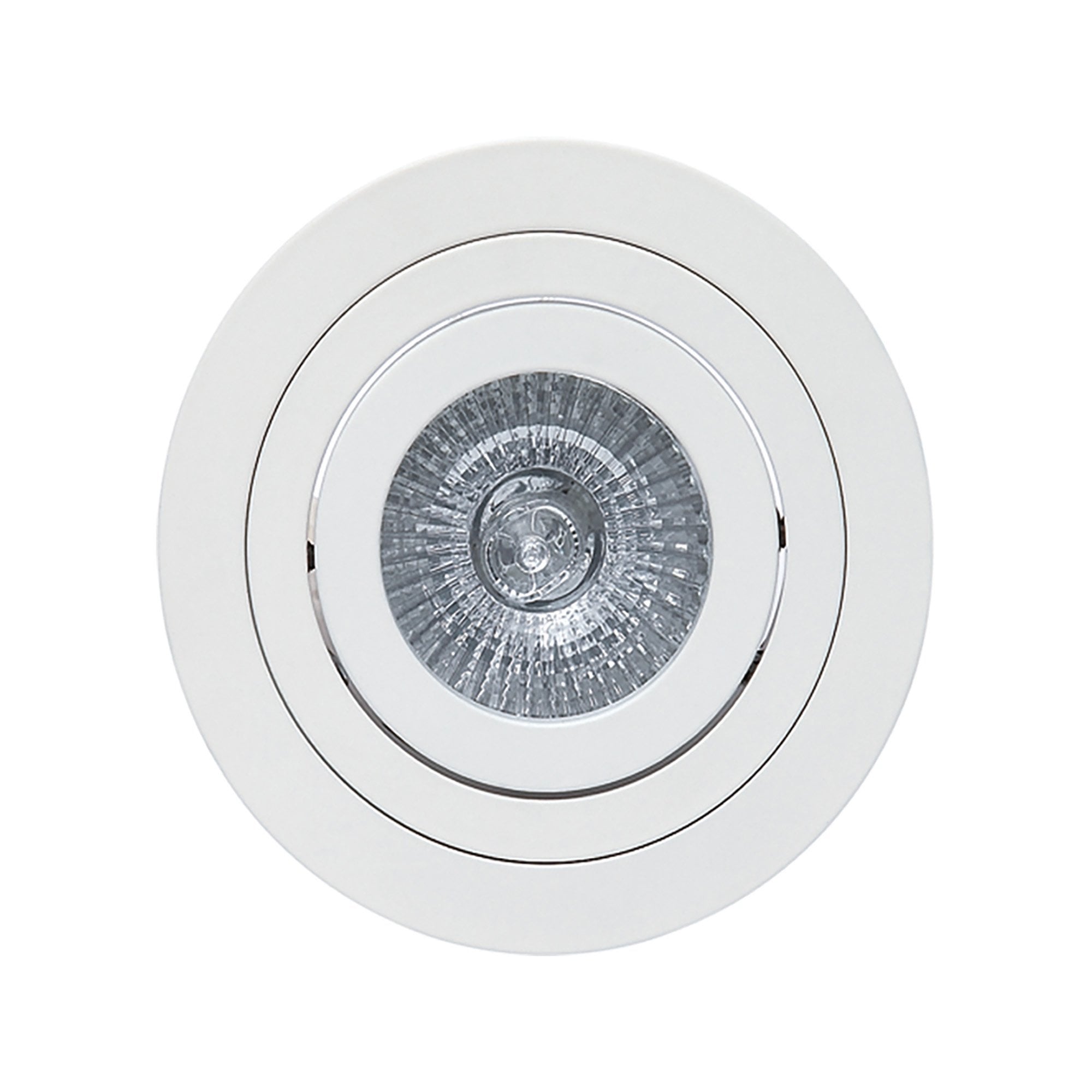 MC0003 Basico GU10 Swivel Downlight 9.2cm Round 1 x GU10 Max 50W Matt White