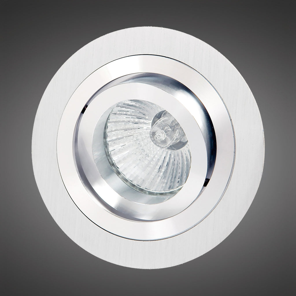 MC0003 Basico GU10 Swivel Downlight 9.2cm Round 1 x GU10 Max 50W Matt White