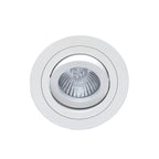 MC0003 Basico GU10 Swivel Downlight 9.2cm Round 1 x GU10 Max 50W Matt White