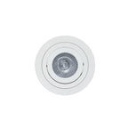 MC0003 Basico GU10 Swivel Downlight 9.2cm Round 1 x GU10 Max 50W Matt White