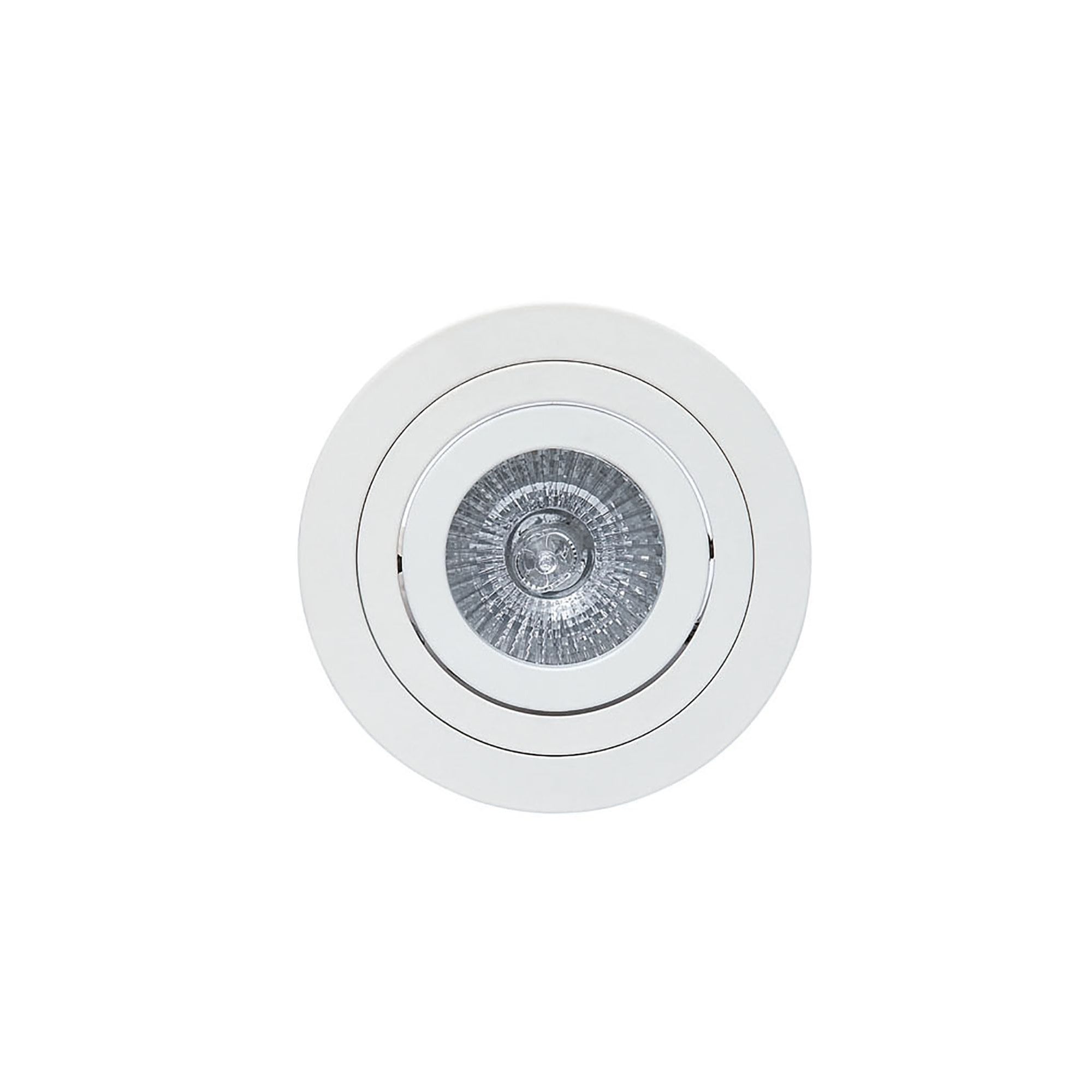 MC0003 Basico GU10 Swivel Downlight 9.2cm Round 1 x GU10 Max 50W Matt White