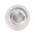 MC0001 Basico GU10 Swivel Downlight 9.2cm Round 1 x GU10 Max 50W Satin Nickel / Chrome