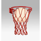 M7244 Basketball Wall Lamp 1 Light Matt Red