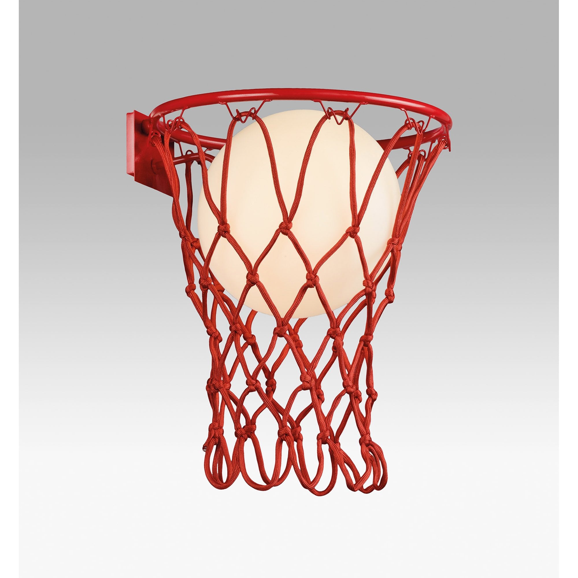 M7244 Basketball Wall Lamp 1 Light Matt Red (S)