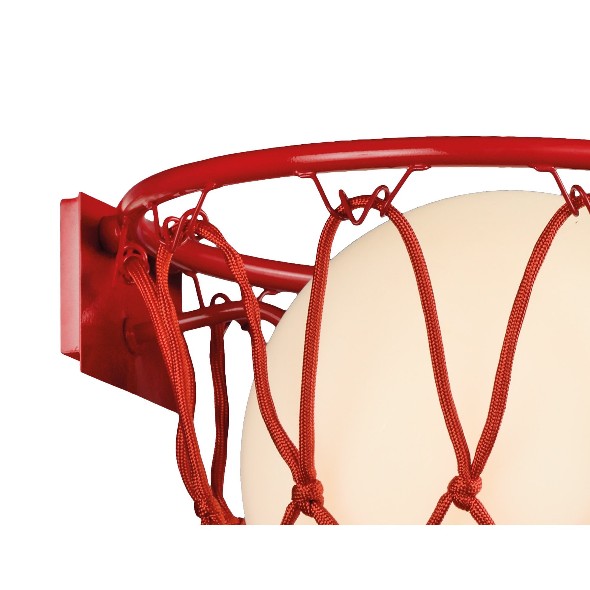 M7244 Basketball Wall Lamp 1 Light Matt Red