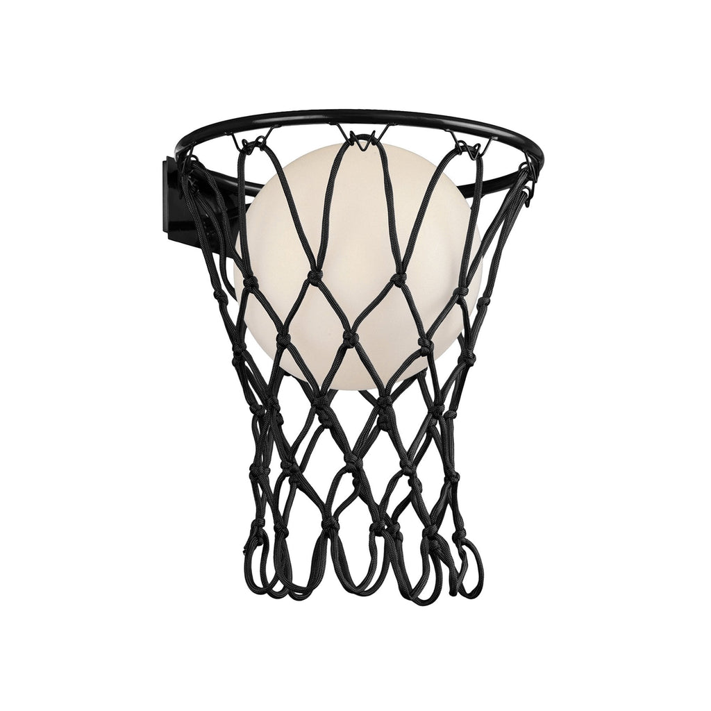 M7243 Basketball Wall Lamp 1 Light Matt Black