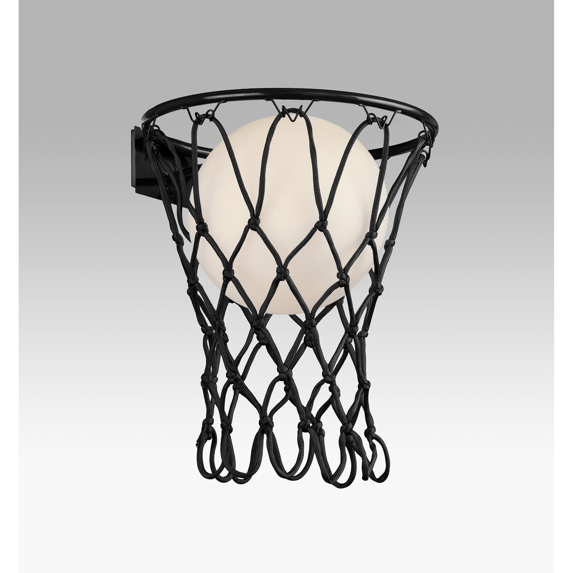 M7243 Basketball Wall Lamp 1 Light Matt Black