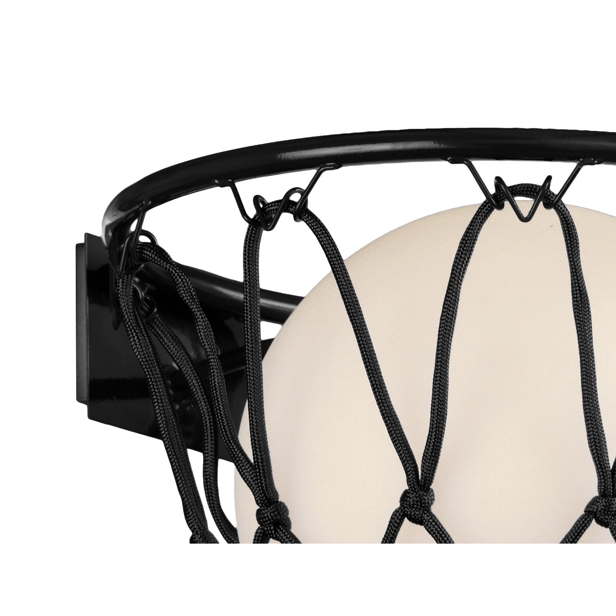 M7243 Basketball Wall Lamp 1 Light Matt Black