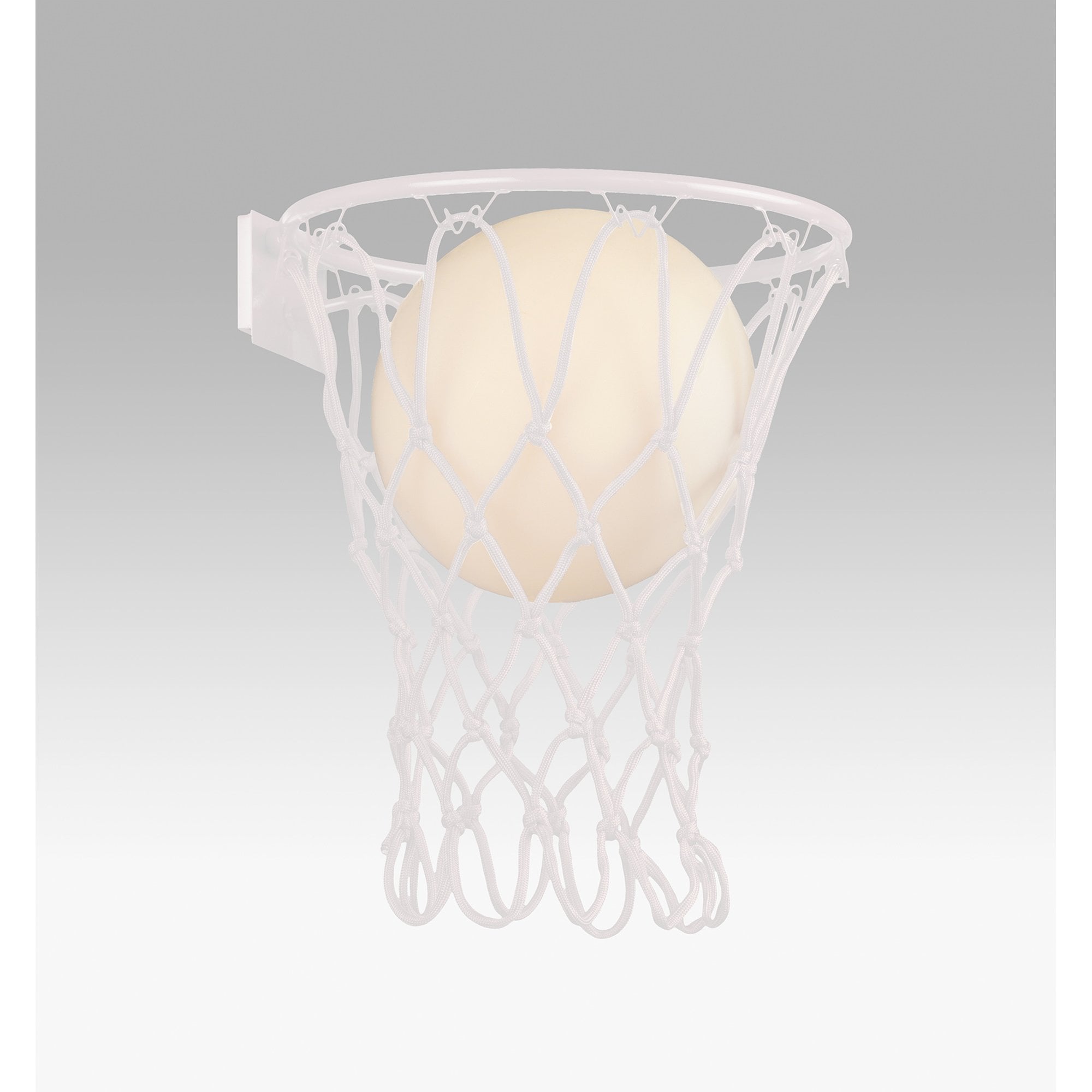 M7242 Basketball Wall Lamp 1 Light Matt White