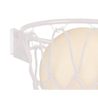 M7242 Basketball Wall Lamp 1 Light Matt White