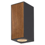 M7929 Beret Outdoor Wall Lamp 2 Light Graphite