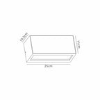 M7928 Beret Outdoor Wall Lamp 1 Light Graphite