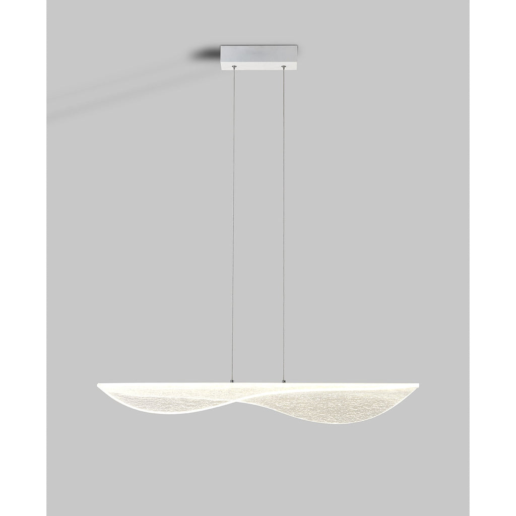 M8209 Bianca Pendant Dimmable 50W LED White Acrylic