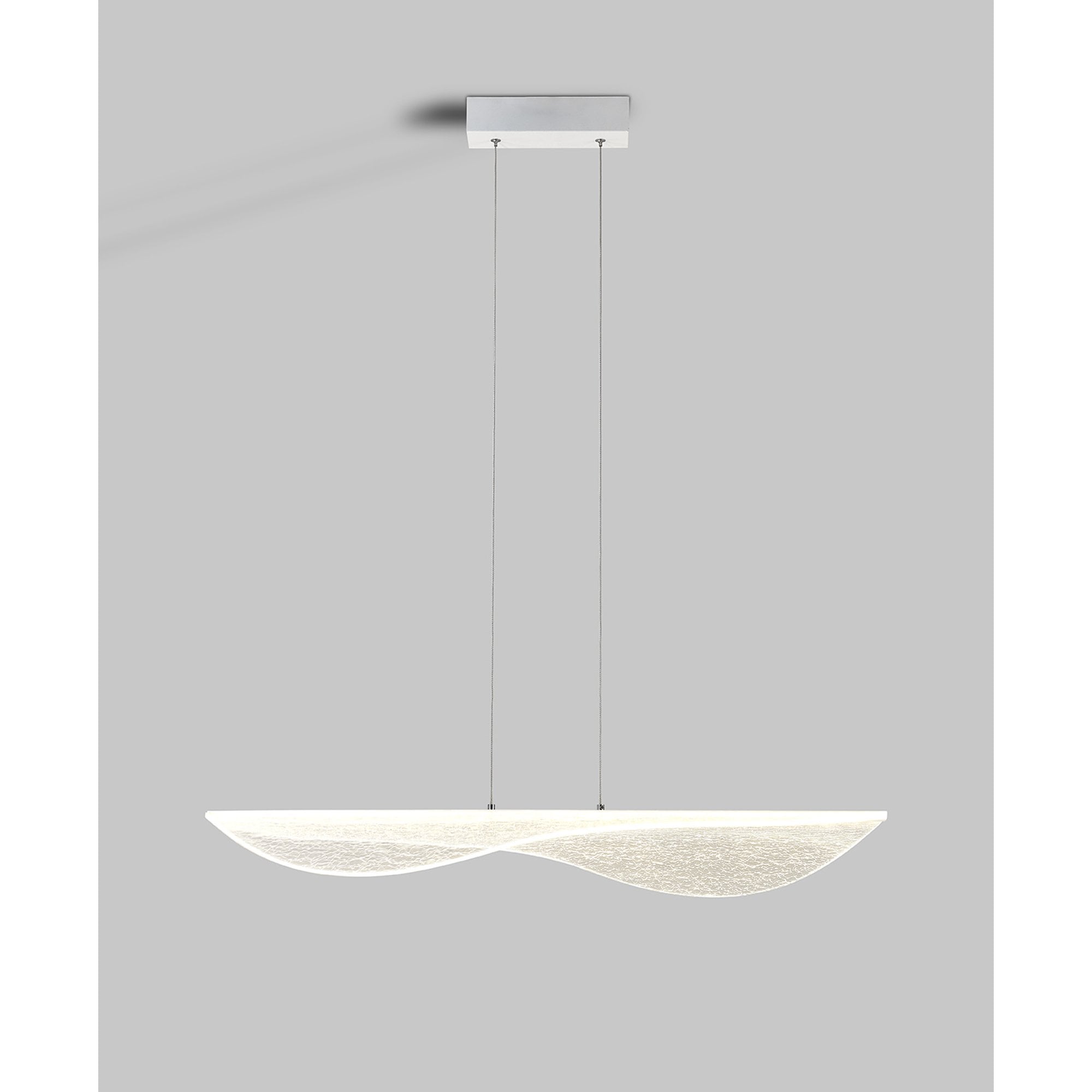 M8209 Bianca Pendant Dimmable 50W LED White Acrylic